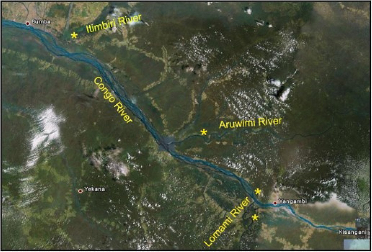 Area covered by the expedition